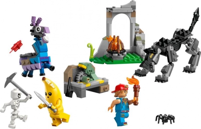 LEGO Fortnite Peely und Sparkplug Camp