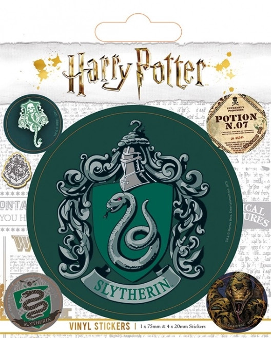 Harry Potter Slytherin Aufkleber Set