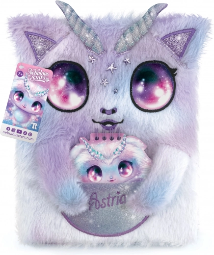 Weicher Plüschumschlag mit Astria-Motiv