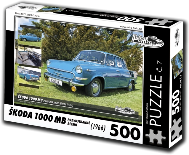 Puzzle RETRO-AUTA Škoda 1000 MB 1966 – 500 Teile