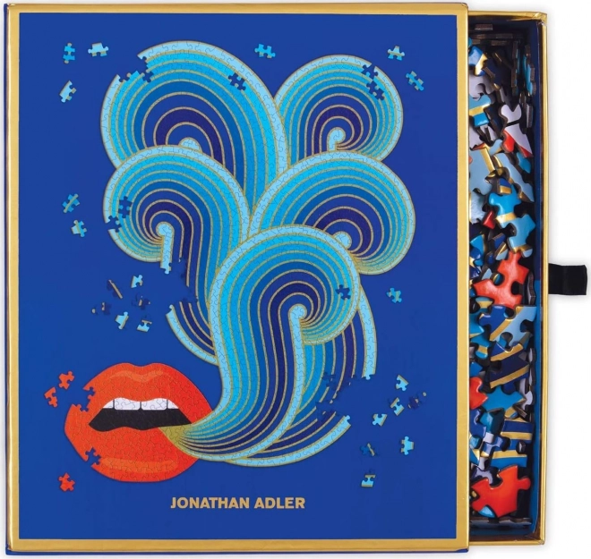 Glitzerndes Lippen Puzzle Jonathon Adler 750 Teile