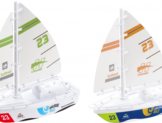 Rennboot mit Batterie