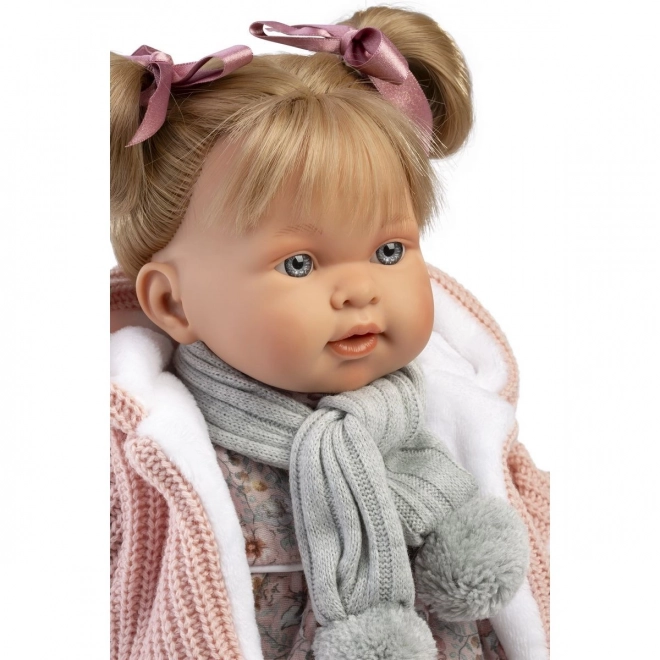 Handgefertigte Puppe Alexandra 42 cm