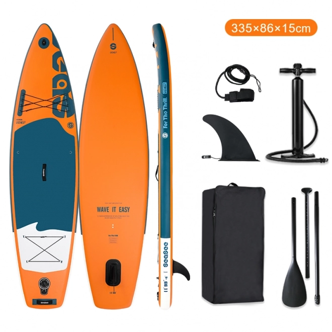 Aufblasbares SUP-Board Beach Dolphin Orange