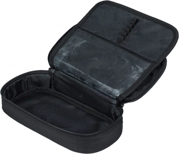Schulset BAAGL: Rucksack, Federmäppchen und Beutel Cubic Uni schwarz