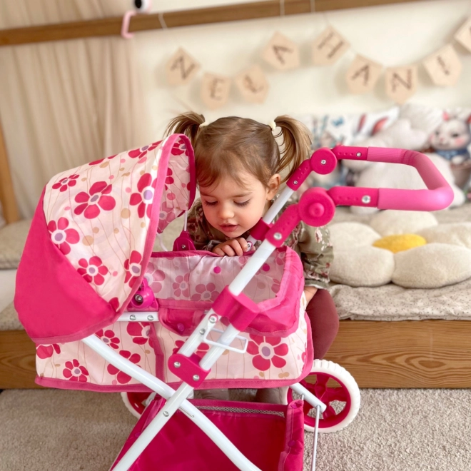 Woopie Puppenwagen mit verstellbarem Griff