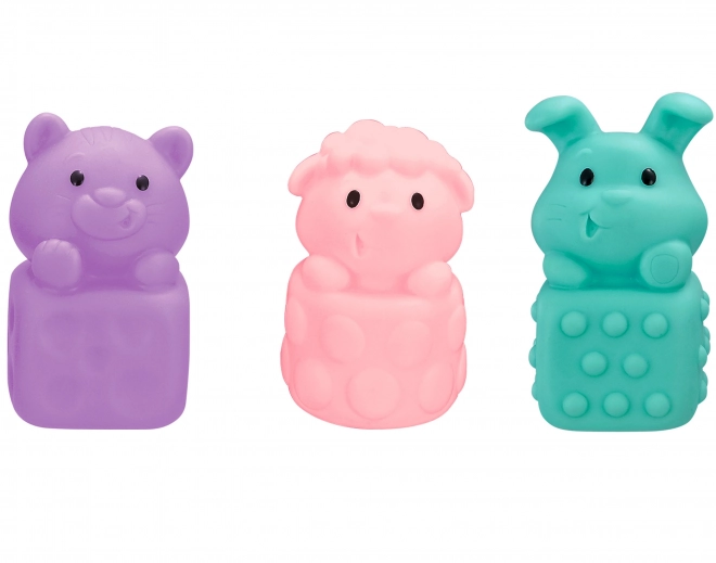 Weiche sensorische Tiere Spielset 6-teilig von Woopie