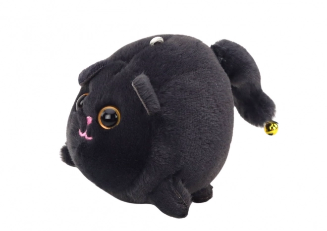Springender Plüschkatze Schwarz