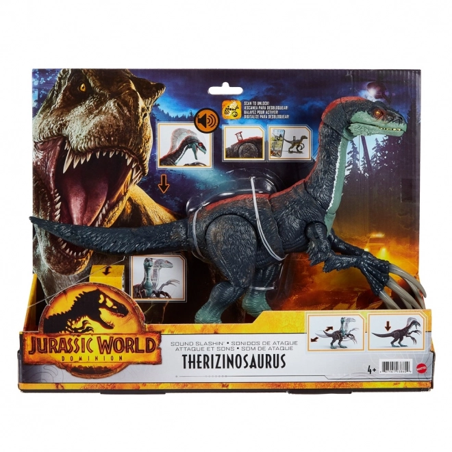 Jurassic World Dinosaurierfigur Megaklauen Angriff mit Sound