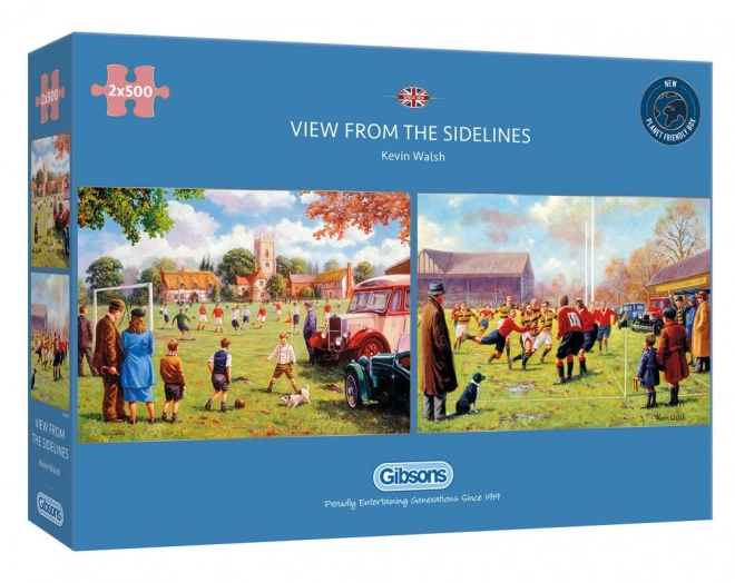 Gibsons Puzzle Seitenblick 2x500 Teile