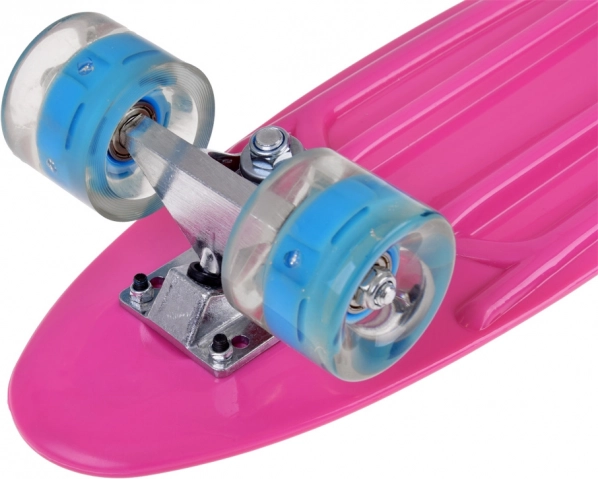 Fiszka-Skateboard mit LED Rollen