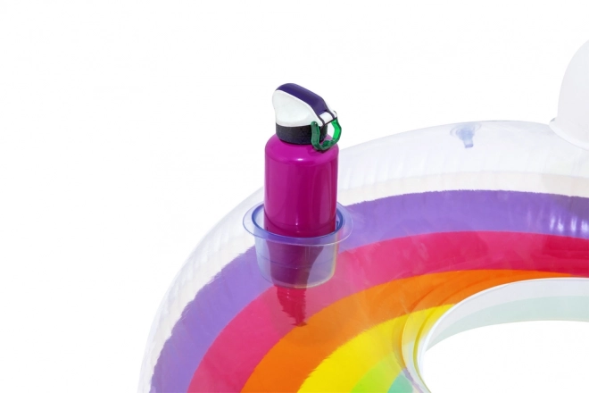 Aufblasbarer Schwimmring Regenbogen 107 cm