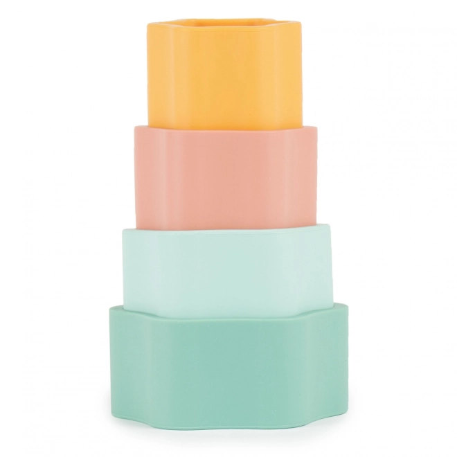 Bieco Silikon Stapelblume Tropical Vibe