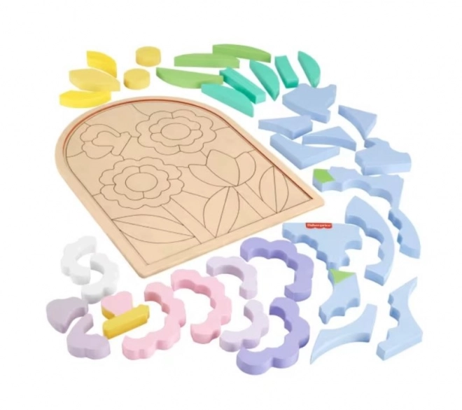 Holzpuzzle Blumen von Fisher-Price