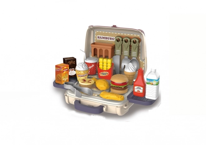 Hamburger-Set mit praktischem Koffer