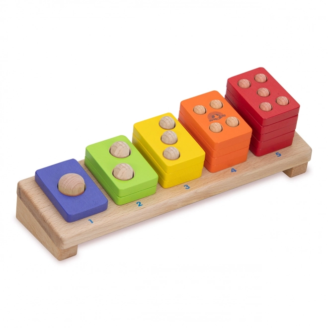 Wonderworld Holzpuzzle Bunte Zahlen