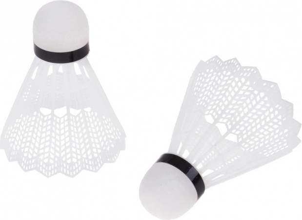 Komplettes Badminton-Set mit Schlägern und Bällen in Hülle