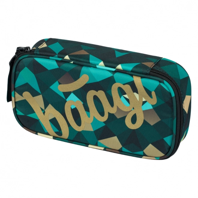BAAGL 3-SET Skate Polygon: Rucksack, Federmäppchen, Beutel
