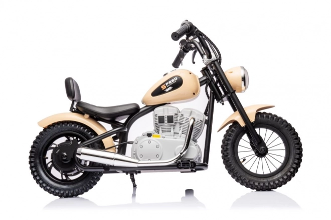 Kindermotorrad mit Akku 36V Khaki