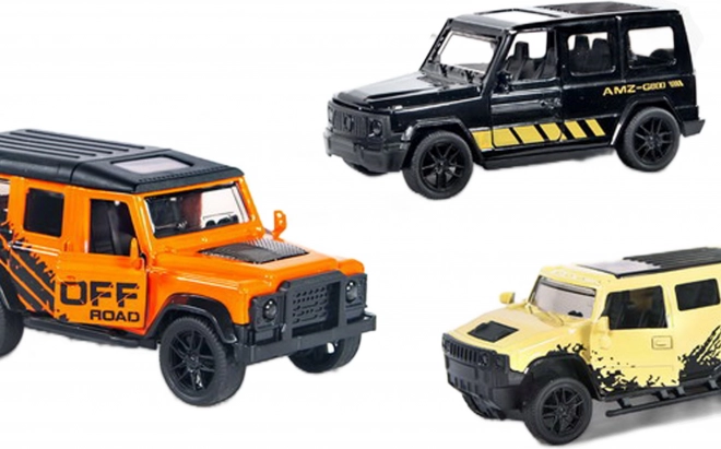 Metall-Geländewagen mit Rückzug 11 cm