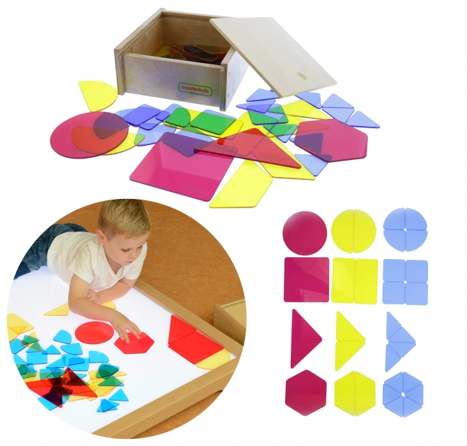 Halbtransparente geometrische Formen von Masterkidz
