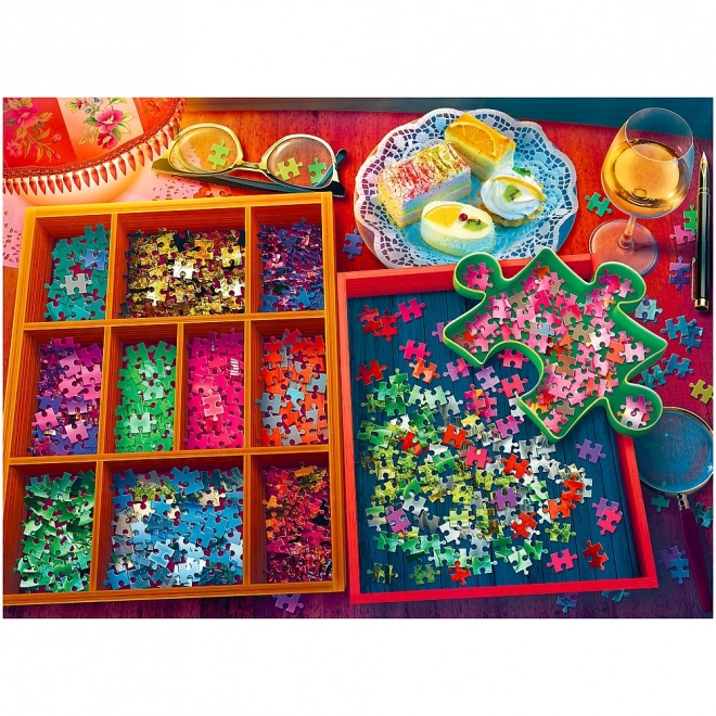 Puzzle 3000 Teile - Abend mit Puzzles