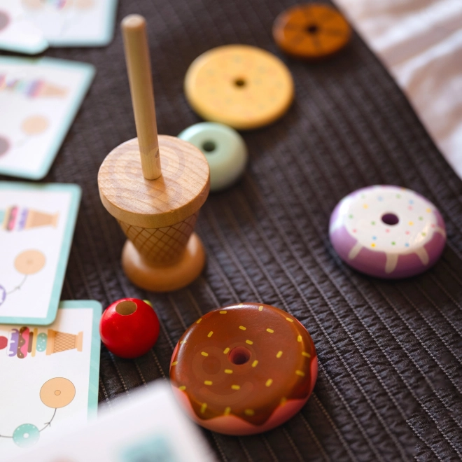 Woopie Green Montessori Eisdiele Holzspielzeug