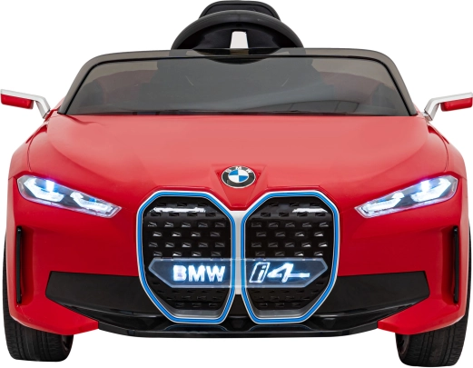 Elektrisches Kinderauto BMW i4 mit Fernsteuerung – Rot