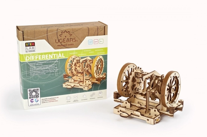 Ugears 3D Holzmechanisches Puzzle STEM Differenzial