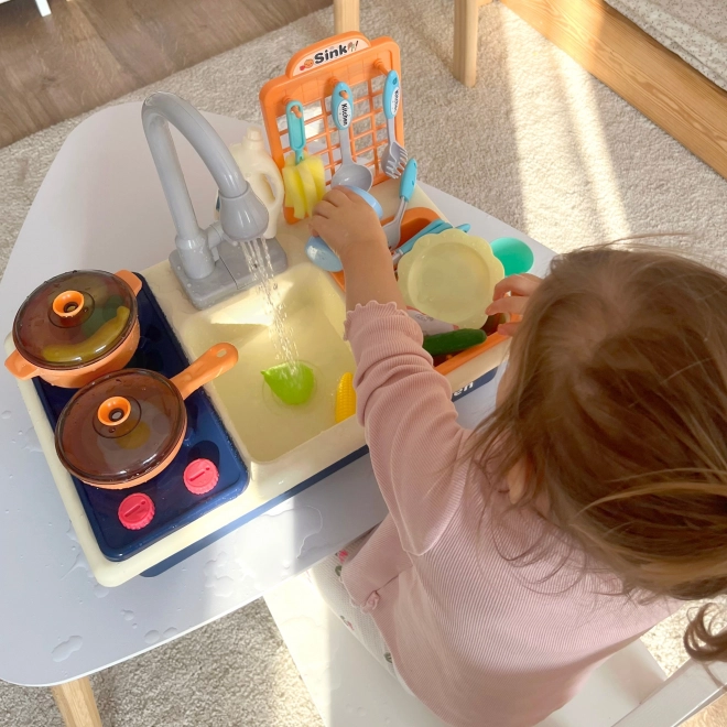 Küchenspüle 2-in-1 Kinderküche von Woopie