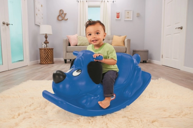 Liebenswertes Schaukeltier Hund Blau von Little Tikes
