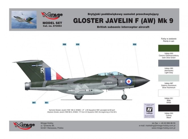 Gloster Javelin F Mk 9 Modellflugzeug