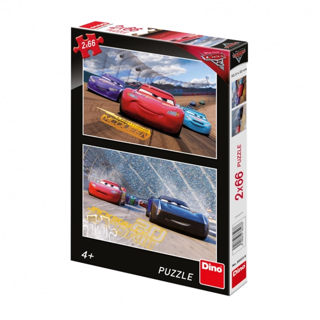 Puzzle CARS 3 für Kinder - 2x66 Teile