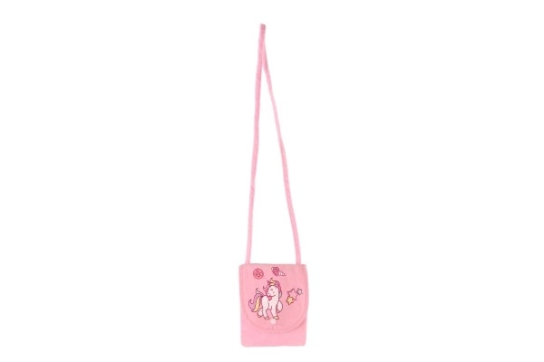 Magische Einhorn Tasche aus Stoff und Plüsch