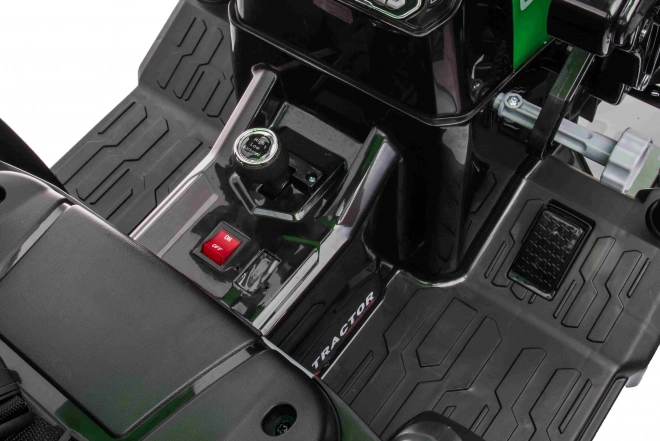 MEGA Traktor D68 mit Anhänger grün