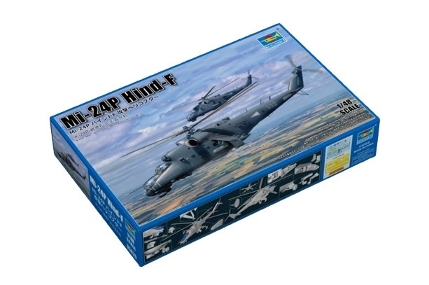Plastikmodell Mi-24P Hind F im Maßstab 1/48