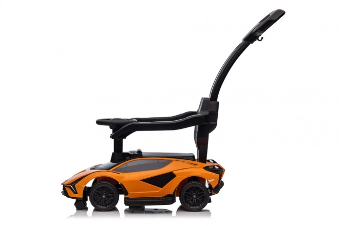 Lamborghini Rutschauto Weiß mit Schieber – Orange