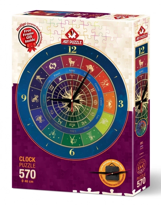 Kreative ART Puzzle Zodiac Uhr