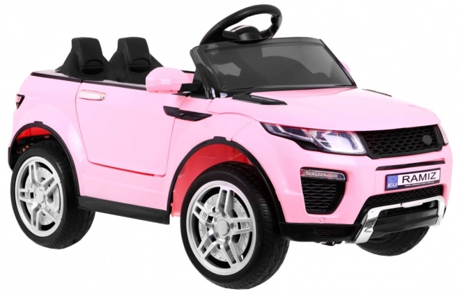 Elektrisches Kinderauto Rapid Racer rosa mit Fernsteuerung