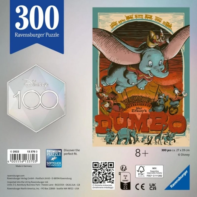 Disney 100 Jahre: Dumbo Puzzle 300 Teile