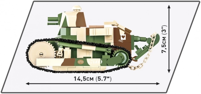 Cobi Großer Krieg Renault FT Siegpanzer