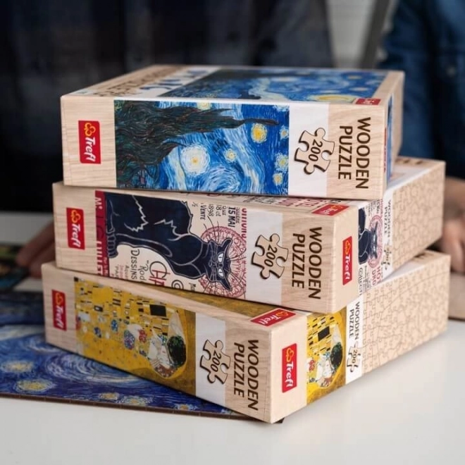 Holzpuzzle 200 Teile Sonnenblumen Van Gogh