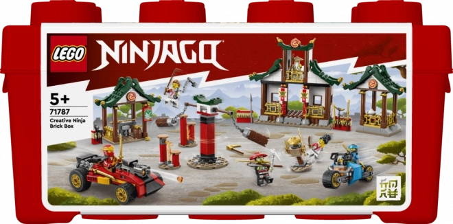 Kreatives LEGO NINJAGO Ninja-Baustein-Set