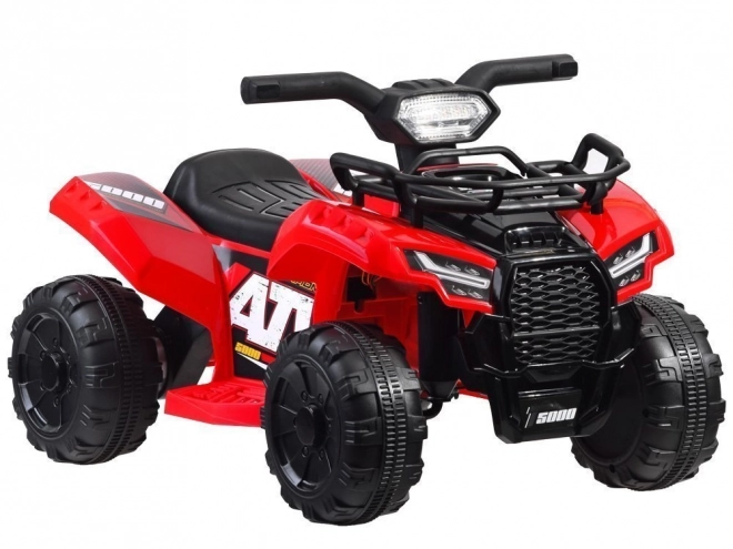 Elektrisches Kinder-Quad mit Licht – rot