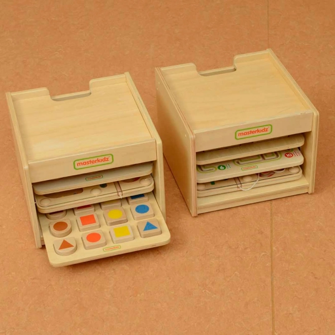 Masterkidz Holzschrank für Bildungs-Tafel-Speicherung