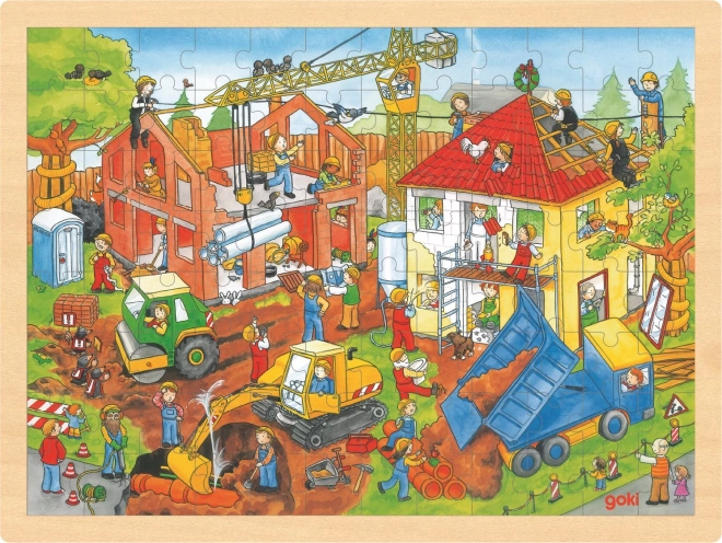 Großes Baustellen-Puzzle