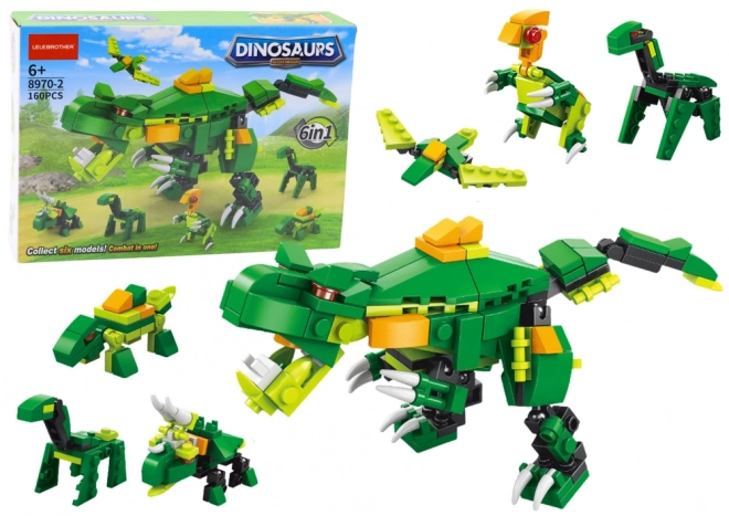 Konstruktionsspielzeug Dinosaurier 6-in-1 DIY Set