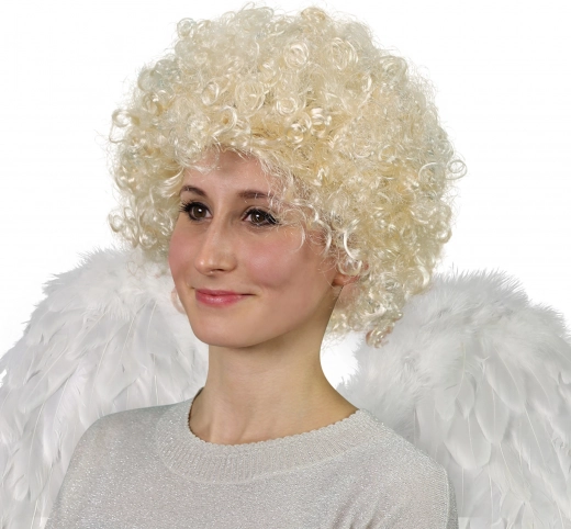 Kurze Engelsperücke mit Locken