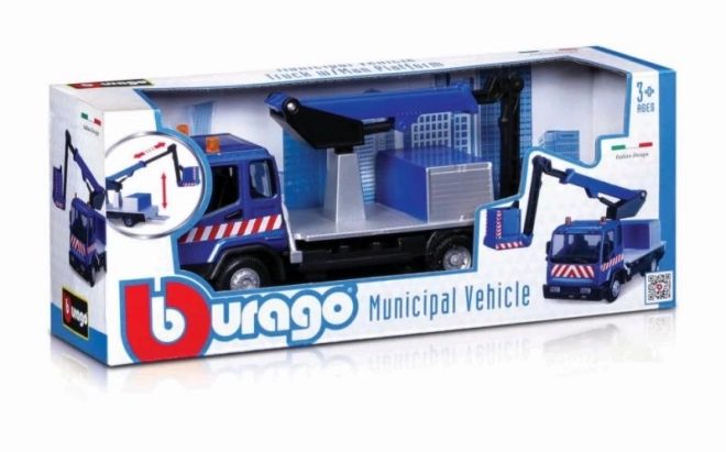 Bburago Truck mit Plattform 1:43