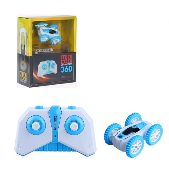 Mini Stunt RC Auto Blau